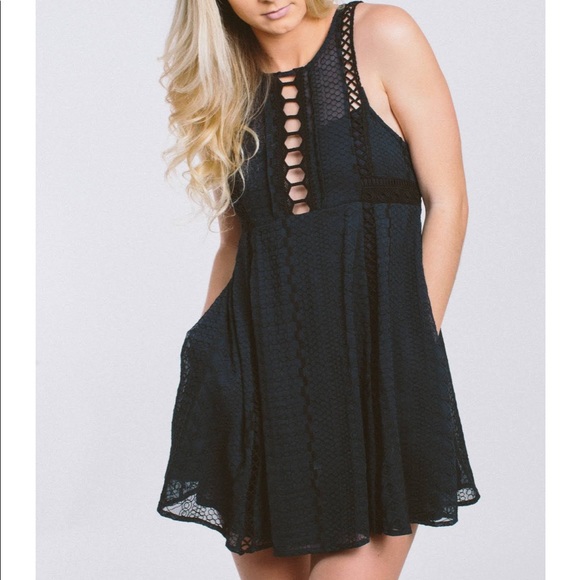 NWT Free People Wherever You Go Mini Dress in Peach - Picture 4 of 16